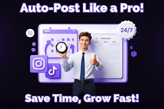 build you a automatic media content posting system