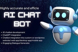 develop a web app, including a chatbot, image, video and animation generator web