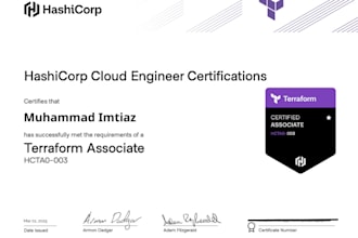 design and automate cloud infrastructure with terraform certified expert