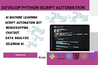do python programming, python scripts, automation, python, web scraping ai, ocr