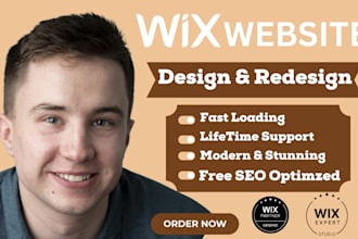 redesign or design wix, webador, magento, duda, showit, odoor, hostinger website