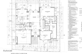 draft stamped revit architectural mep, steel and structural drawings in autocad