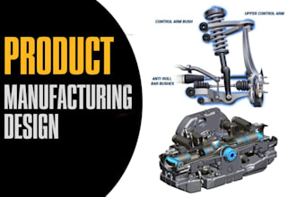 create manufacturing cad design 3d product rendering industrial product design