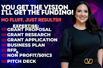 write grant proposal grant research application rfp business plan