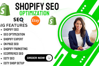 shopify expert website on page wordpress esty ecommerce seo optimization listing