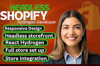 build headless shopify strore using hydrogen liquid react js next js
