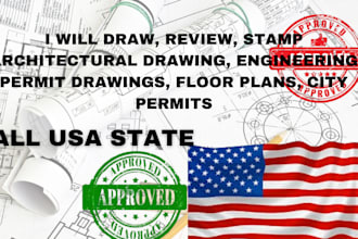 stamp architecture drawings, floor plans, structural engineering, building plans
