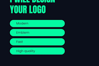 make a sleek, modern, and cheap logo for your business