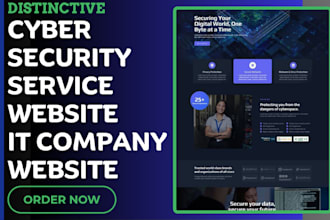 design cyber security website cybersecurity website information security