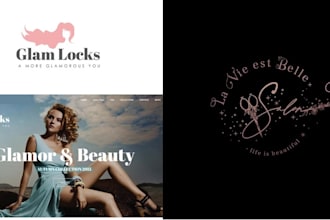 design or redesign fashion, beauty, cosmetic spa hair salon logo