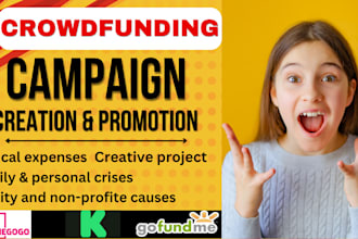 promote crowdfunding campaign, kickstarter, gofundme via fundraising ads