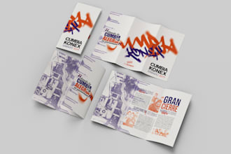 diseÑo de folleto triptico o dÍptico