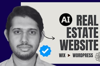 design redesign any real estate wordpress idx website integrate ai agent