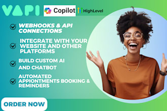 build vapi ai calling agent, chatbot, ghl setup automation, n8n ai agent