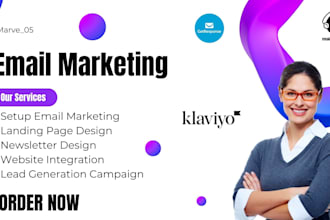setup email marketing campaign and blast emails