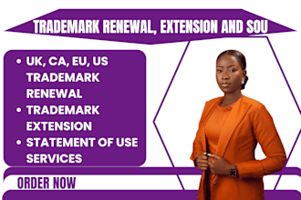 do trademark renewal, extension, and statement of use services