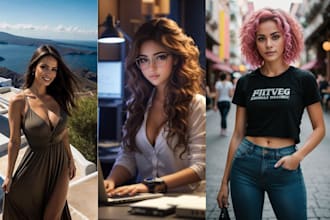 create realistic ai generated influencers for your social media instagram brand