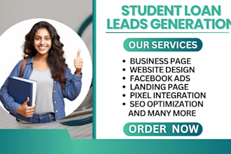 student loan leads mca loan payday loan leads facebook ads google ads video ad
