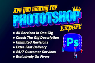 do photoshop edit, background removal, photo manipulation, retouching, face swap