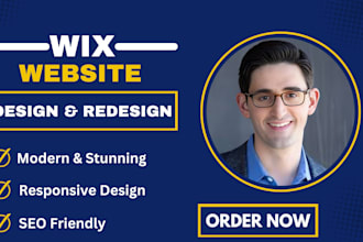 do wix website design, redesign wix website, or develop wix online store