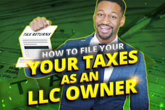 prepare US tax return personal business llc, sole and llc ein tax id with letter