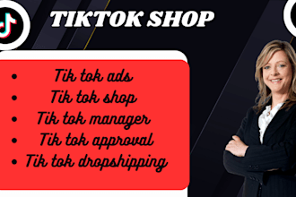 fix tik tok shop, manage tiktok shop, set up tiktok shop ads marketing manager
