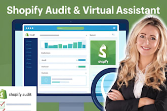 audit shopify dropshipping store, shopify virtual assistant, cro, seo, app audit