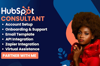 hubspot systeme io expert, email design, onboarding, api integration, setup, va