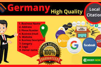 list your business on USA, germany or australia seo local citations list