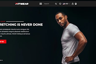 design a high converting sportswear, activewear and athleisure shopify store