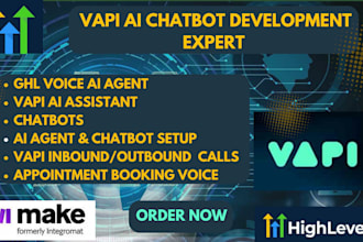 set up vapi ai calling agent, gohighlevel chatbot, ghl retell voice ai agent