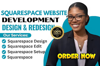 squarespace website design, develop a squarespace site, squarespace web presence