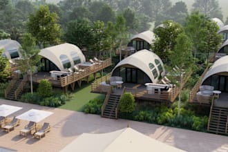 design your glamping site and tents  luxurious, eco friendly, and unique