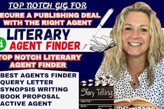 find you a literary agent, write book proposal, query letter, synopsis and pitch
