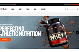 health supplement shopify store supplement store supplement website supplement