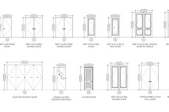 draw window and door schedule
