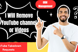 remove youtube videos, delete harmful content and copyright issues