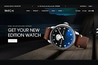 design wrist watch shopify store smart watch store digital wrist watch website