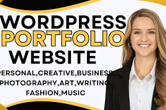 build wordpress portfolio website wordpress blog personal portfolio photography
