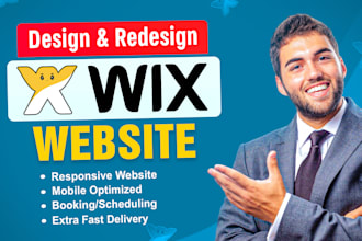 wix website redesign wix website design wix website development wix website