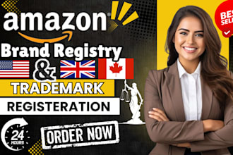 do amazon brand registry and be your UK US attorney for trademark registration