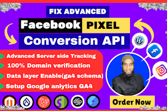 setup advance meta pixel with server side specially shopify