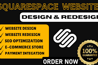 design squarespace website design, build a responsive squarespace online store