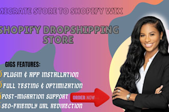 migrate your stores to shopify wix etsy wordpress square space and magneto