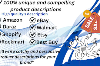 create engaging shopify and etsy product descriptions