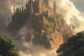 make an epic environment concept art