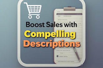 write detailed product descriptions for amazon, shopify