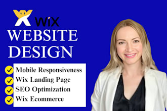 design or redesign wix landing page, figma to wix, website development