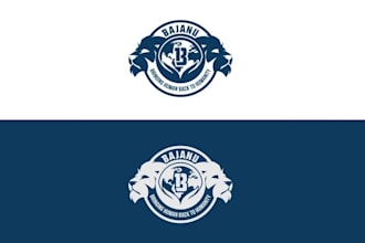 design  powerful motivational health sports company logo