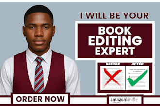 manuscript editing developmental book editor amazon kdp book publishing ebook